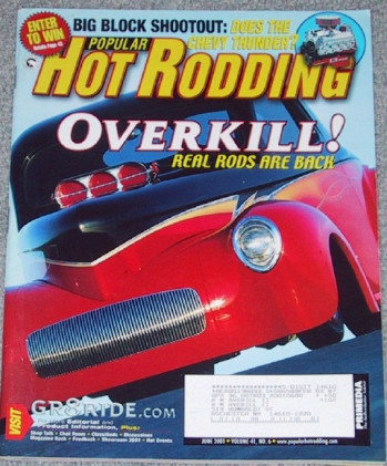 POPULAR HOT RODDING 2001 JUNE - NOMAD, KING RAT, DELATORRE